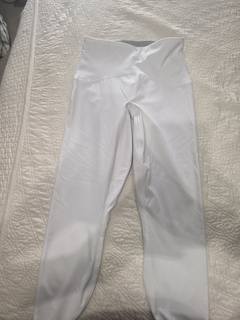 SPANX White High-Waist Performance Leggings
